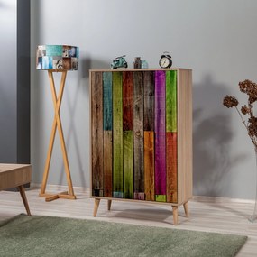 **** Armário Multiuso Multibox – Carvalho Sonoma – 80x127x36 cm

**
