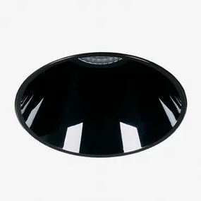 Downlight Led Embutido Sem Moldura Trimless Redondo Ø6,8 Cm Para Exterior Em Alumínio Luisiana Preto & 38º & Branco Neutro 3500k & 11 W - Sklum