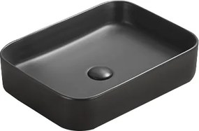 Mexen Vena lavatório de bancada 50 x 37 cm, preto mate - 22195085