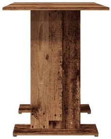 Mesa de jantar 110x60x75 cm derivados de madeira madeira velha