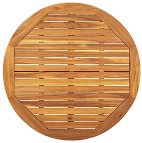 5 pcs conjunto de jantar para jardim madeira de acácia maciça