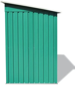 Abrigo de jardim, metal, verde