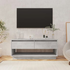 Móvel p/ TV 102x41x44 cm derivados de madeira cinzento cimento