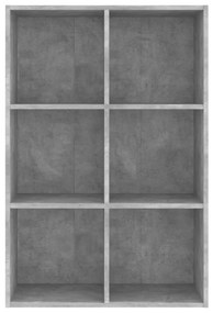 Estante/aparador 66x30x98 cm contraplacado cinzento cimento