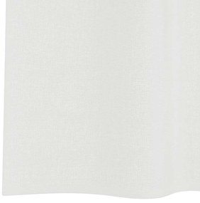Cortinas de voile com laços 2 pcs branco 140x225 cm