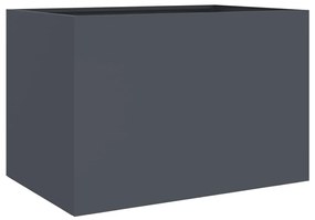 Vaso/floreira 62x47x46 cm aço antracite