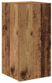 Conjunto de móvel de TV 3 pcs Madeira antiga 60 x 30 x 30 cm