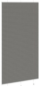 Antracite Plissada Cega 110x200 cm Largura Tecido 109,4 cm