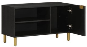 Móvel de TV 80x33x46 cm derivados de madeira preto