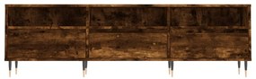 Móvel de TV 150x30x44,5 cm derivados de madeira carvalho fumado