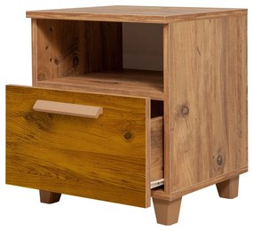Mesa de Cabeceira Leva Alfa – Pinho Atlântico – 45x52x40 cm
