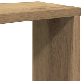 Prateleiras cubo 2 pcs derivados de madeira carvalho artisiano