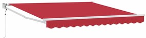 Toldo Retrátil Automático Vermelho 300x250 cm