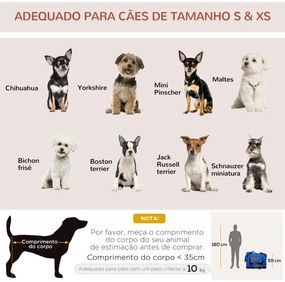Transportadora para Cães e Gatos Respirável Dobrável com Almofada Janela de Malha e 2 Bolsos 60x42x42 cm Azul