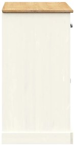 Aparador com gavetas VIGO 113x40x75 cm pinho maciço branco
