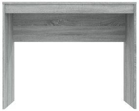 Secretária 90x40x72 cm derivados de madeira cor cinzento sonoma