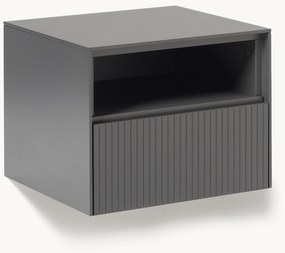 Mesa de cabeceira de parede com frente canelada Shea