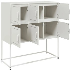 Aparador 100,5x39x107 cm aço branco
