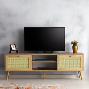 Móvel de TV Letoon – Carvalho – 180 cm x 60 cm x 40 cm