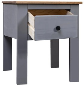 Mesa de cabeceira 46x40x57 cm pinho Panama cinzento