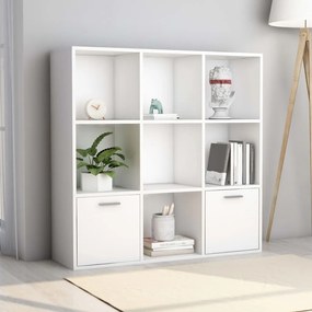 801116 vidaXL Estante 98x30x98 cm contraplacado branco