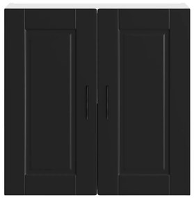 Armário de parede de cozinha Porto derivados de madeira preto