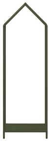 Suporte para lenha aço laminado a frio verde azeitona