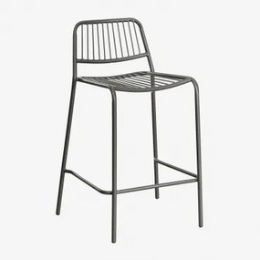 Banco Alto Empilhável Elton Negro-de-fumo & ↑65 Cm - Sklum