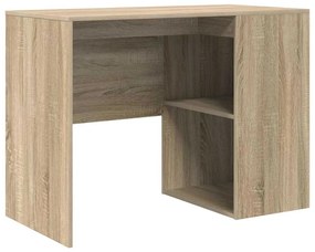 mesa de canto Carvalho Sonoma 102x88x75 cm Madeira Engenheirada