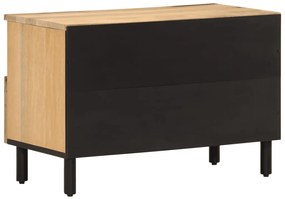 Móvel de TV 70x33x46 cm madeira de mangueira maciça