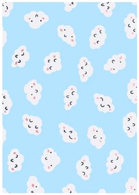 vidaXL Tapete estampado 80x150 cm tecido multicor