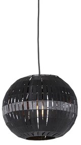 Candeeiro de suspensão moderno preto 30 cm - Zoë Moderno