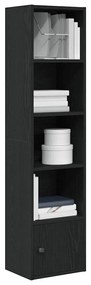 Estante 31x24x127 cm derivados de madeira carvalho preto