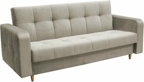Sofá-cama Edinburg 106, Cama com arrumação, 98x223x93cm, 69 kg, Pernas: Madeira