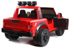 Carro elétrico para Crianças 2 Lugares Ford Super Duty 24V Vermelho