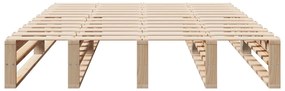 Cama sem colchão 120x190 cm madeira de pinho maciça