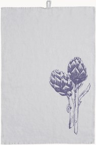 Pano de cozinha artesanal impresso à mão Dalila