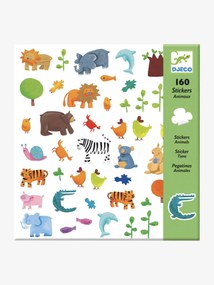 160 animais autocolantes, da DJECO multicolor