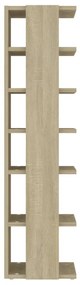 Armários para sapatos 2 pcs 27,5x27x102 cm carvalho sonoma