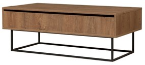 Conjunto de Móveis de Sala Laxus – Nogueira/Preto – TV: 140x50x40 cm,