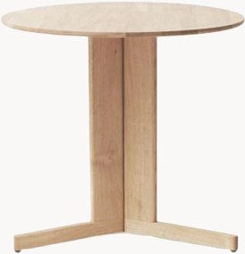 Mesa bistrô redonda em madeira de carvalho Trefoil