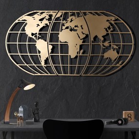 Acessório Decorativo de Metal Mt-03 – Dourado – 60 x 120 cm