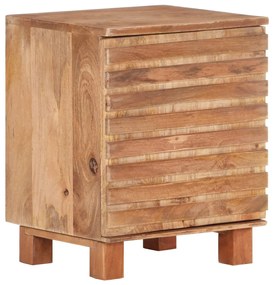 Mesa de cabeceira 40x35x51 cm madeira de mangueira maciça