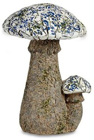 Figura Decorativa para Jardim Mosaico Cogumelo Poliresina (29 x 44 x 32 cm)
