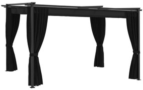 Gazebo 4x3 m antracite