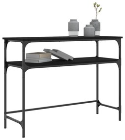 Mesa consola 100x35,5x75 cm derivados de madeira preto