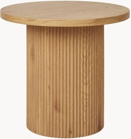 Mesa de apoio redonda com efeito de madeira Boavista