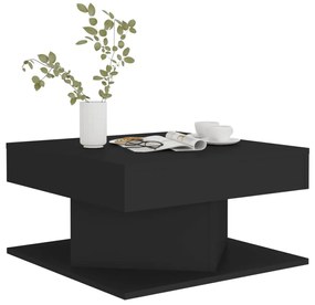 Mesa de centro 57x57x30 cm derivados de madeira preto