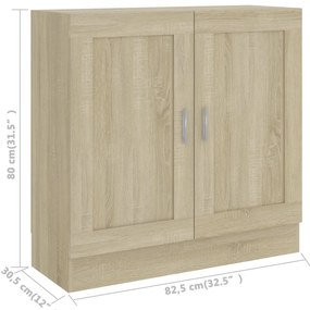 Estante 82,5x30,5x80 cm derivados de madeira carvalho sonoma