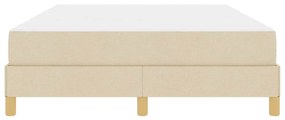 Cama Box Creme, Marrom 140 x 200 cm